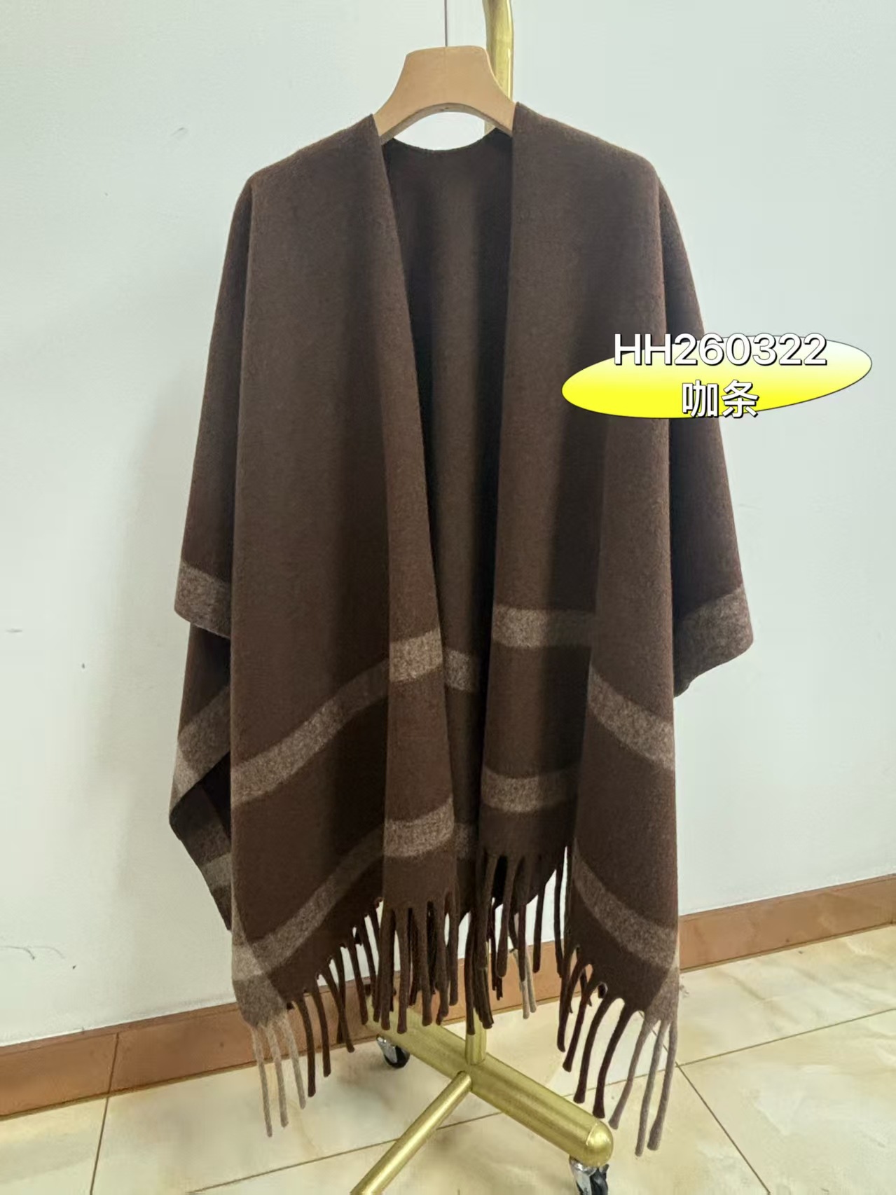 Sopa de aire acondicionado alta sensación de lana cálida gran sopa exterior damas nuevo abrigo abrigo bufandas de cuello