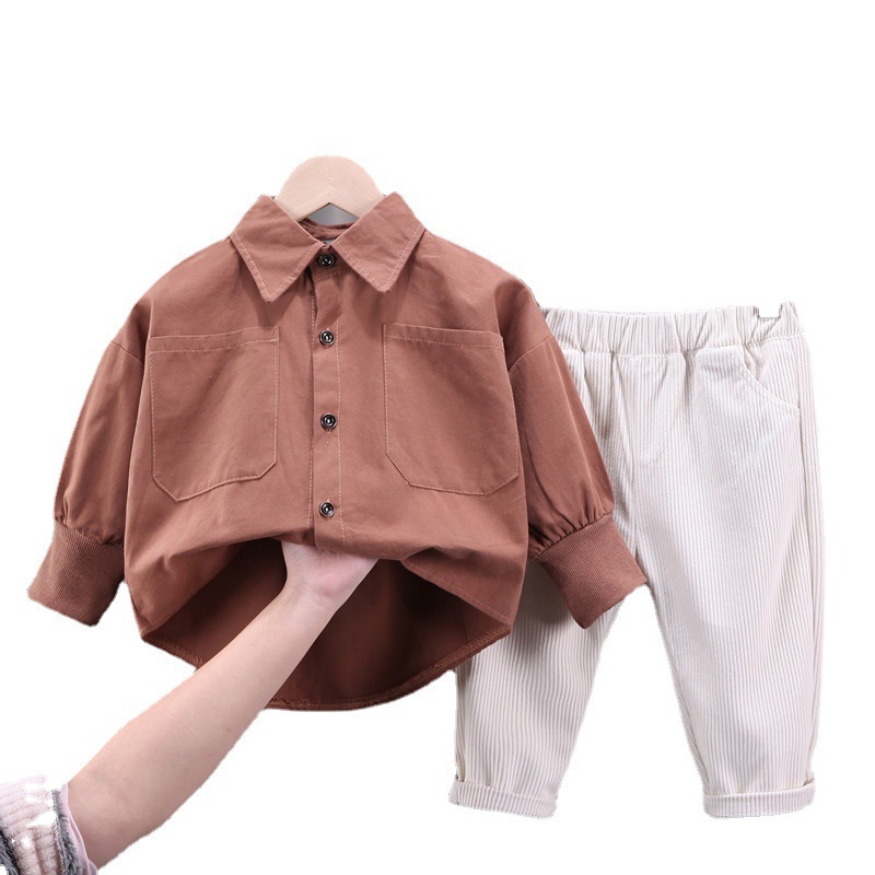 Children's solid color shirt