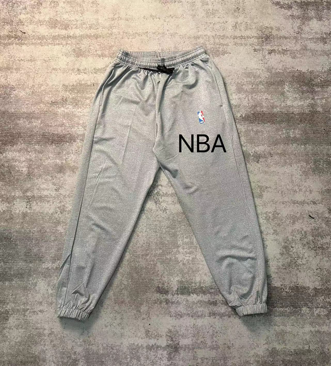 그레이 NBA 폴리에스터 스웨트팬츠(열압착)