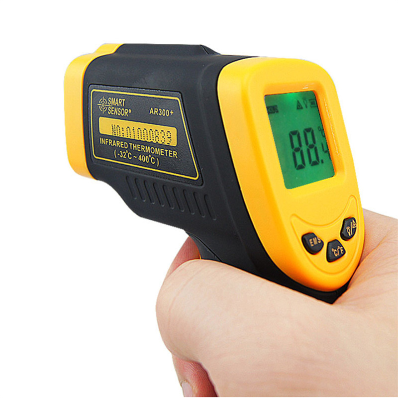 希玛AR300+ 手持式红外线测温仪 测温-32~400度温度计