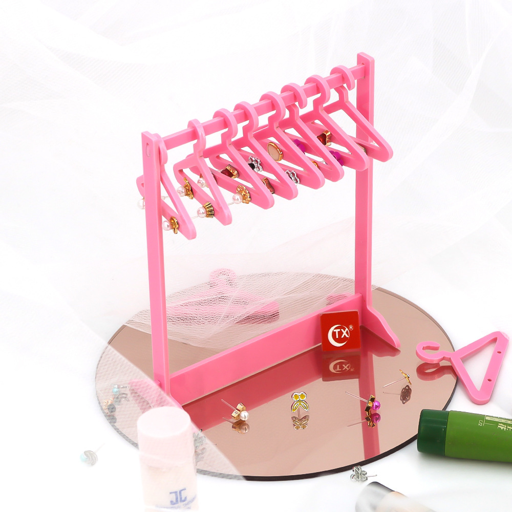 43g Weight Jewelry Display, Jewelry Rack Classification 1 Set Quantity Acrylic Material Solid Color Pattern Cute, Simple Style Style Multicolor Color 1 Set Arylic Cute Simple Style Solid Color Jewelry Display Jewelry Rack 6