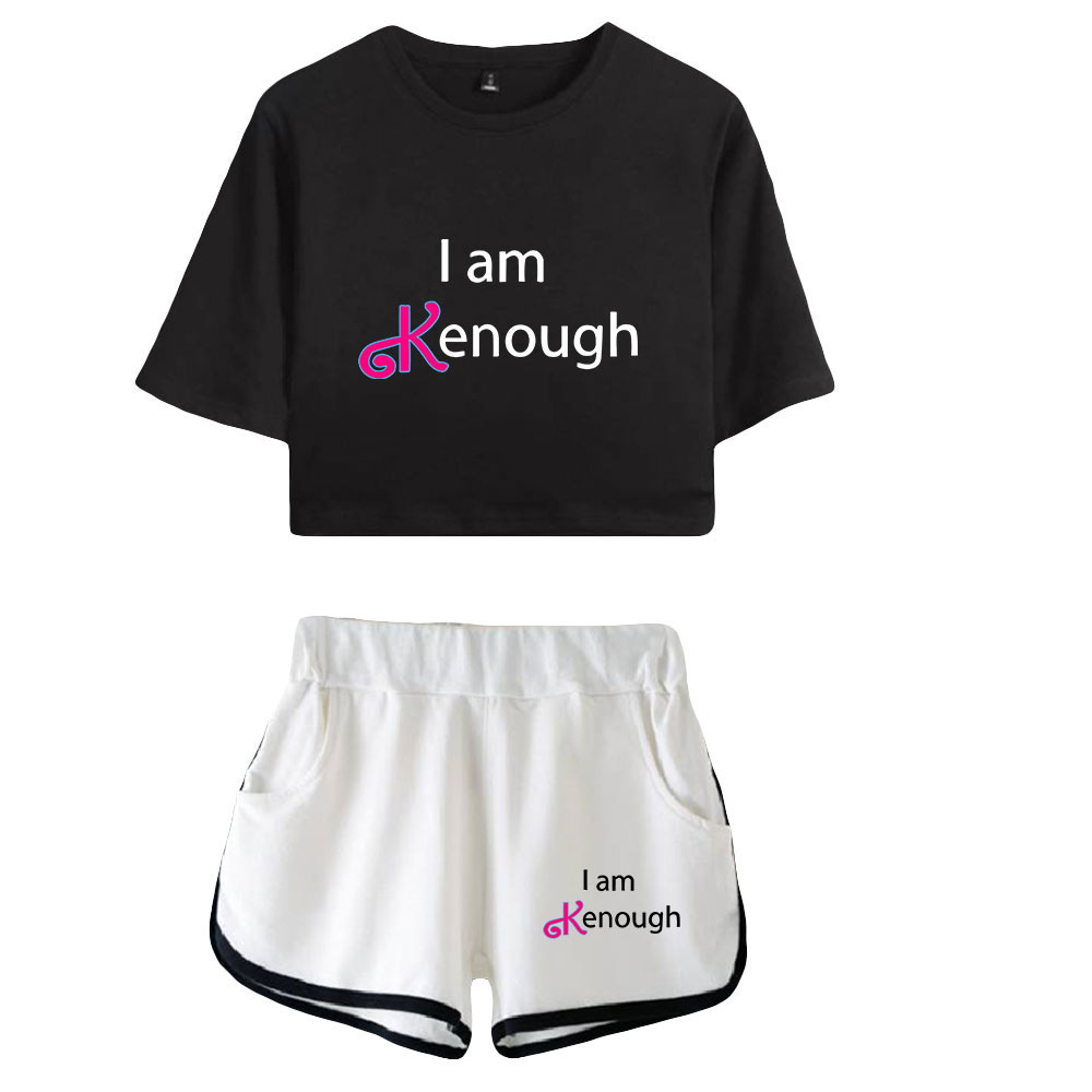 野玛男装工厂店露脐短袖T恤短裤套装一件代发