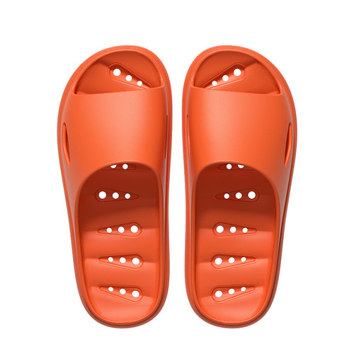 Wholesale home use non-slip bathroom slippers for men and women. Summer indoor bathing thick-soled eva slippers feel like stepping on shit.