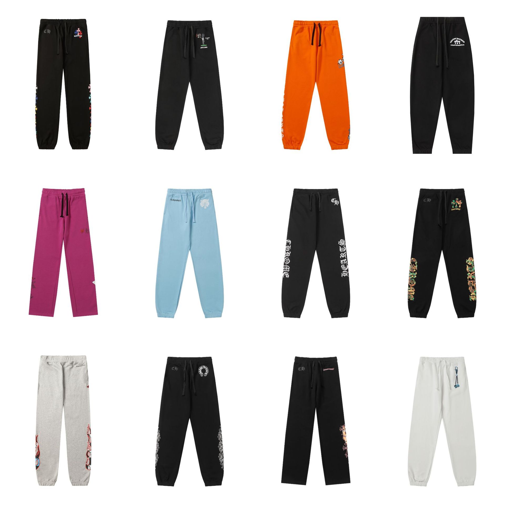 Versión correcta transfronteriza Crow otoño e invierno nuevo estilo sánscrito americano pantalones casuales corsés pantalones hombres y mujeres del mismo estilo al por mayor