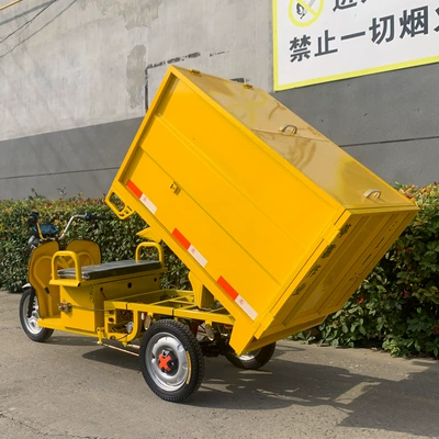 Electric Three-Wheel Garbage Transfer Equipment Elektrik zibil maşınları