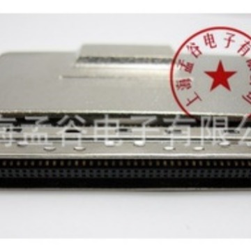 孟莱司特SCSI 100芯刺破铁壳弹片 CN型100PIN刺破公头/接插件