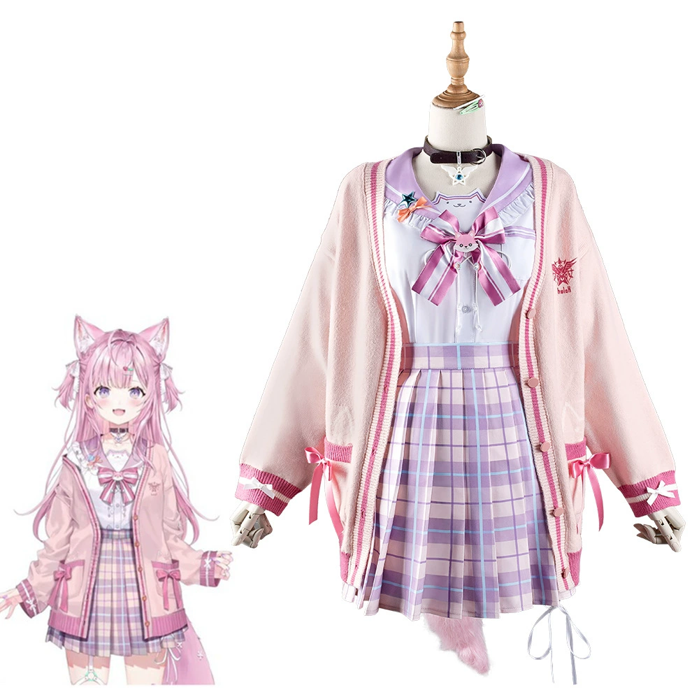 Виртуальный итик-ведущий Бои Sayori костюм женщины юбка ежедневная униформа JK CG1780