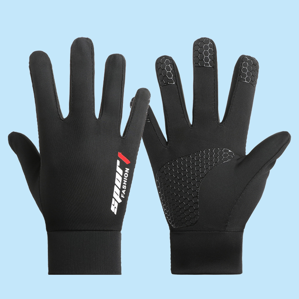 Guantes de protección solar delgados para niños de verano secado rápido y respirado antideslizante de alta elasticidad al aire libre guantes de hielo de montaña