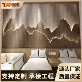 不锈钢屏风隔断轻奢现代镂空花格新中式假山金属格栅隔断工程定制