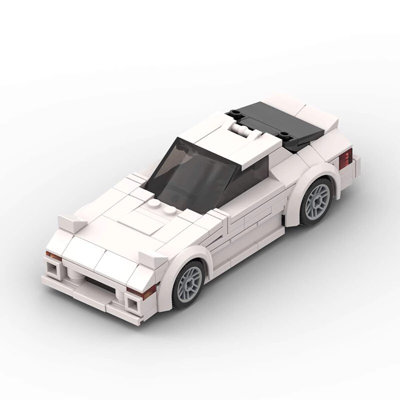 MOC building blocks compatible with Lego Mazda RX-7 sports car series educational children assembled hands-on Brain Toys MOC building blocks compatible with Lego Mazda RX-7 sports car series educational children assembled hands-on Brain Toys