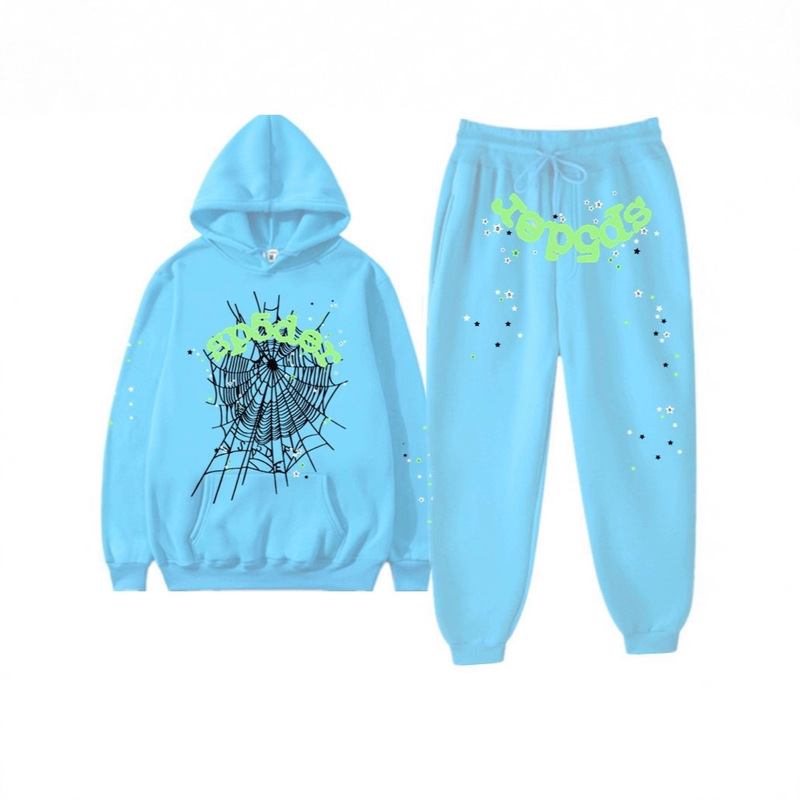 Cross-Border New Men's and Women's Suits Hoodies Printed Letters Sports Casual Leggings Pants