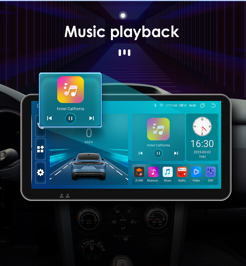 10.33 inch Android navigator GPS is suitable for 12-16 Honda CRV car MP5 player all-in-one machine