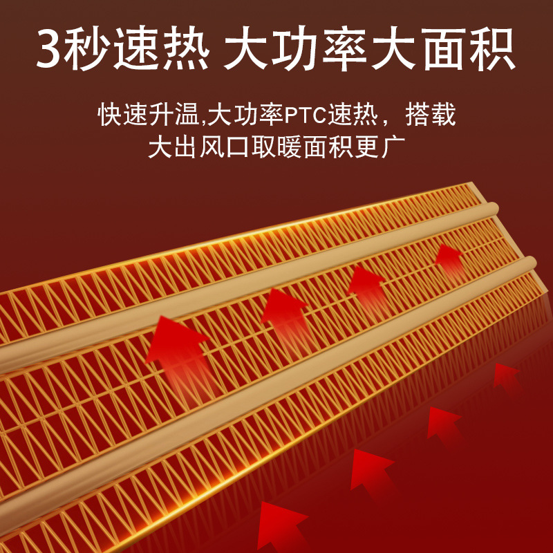 Nuevo aire de calentamiento de aire de vuelo, calentador de pared doméstico, calentador eléctrico impermeable, calentador rápido, aire acondicionado pequeño, ventilador de calentamiento