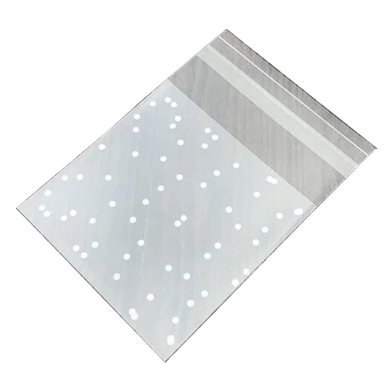 Rosa flor de cerezo bolsa de galletas translúcido helado bolsa para hornear postre pastelería bolsa de embalaje al por mayor en stock