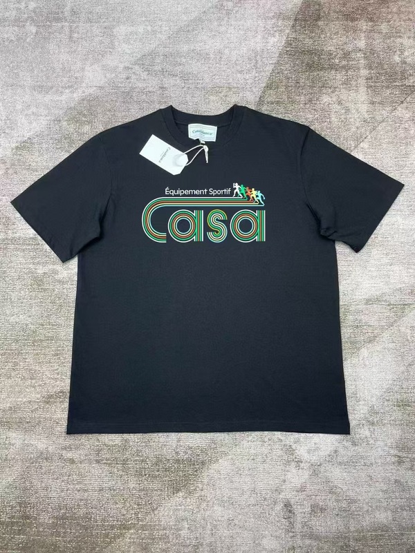 【260g】カサブランカプリント トレンド個性柄 メンズ レディース ゆったり半袖Tシャツ|undefined