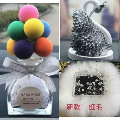 Car ornaments: Diamond Car Ornaments Kt Car - 108-balloon-bottle-low-headed-goose-anti-slip-mat