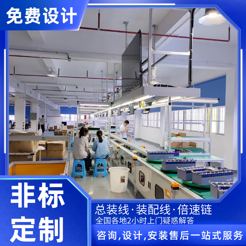 昆山成人双翘刷街滑板车总装线流水线设备生产厂家厂区规划3D建模