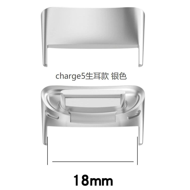 爱歌 Подходит для браслета Fitbit CHARGE6 Завод Завод Завод Завод фактор CHARGE5 Нержавеющая сталь головка зерна