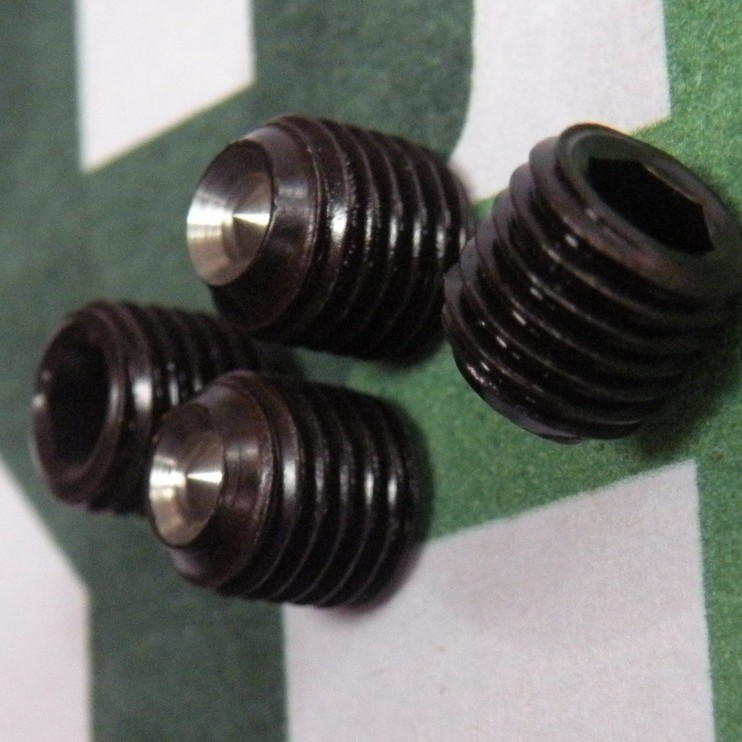 非标机米,内六角W尾端机米,凹尾中间带尖头紧定止付M6-1*6机米