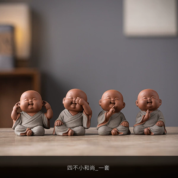 (Don’t move + don’t listen + don’t look + don’t speak) little monk