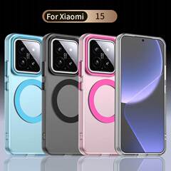 小米15磁気吸引携帯ケースを適用する小米15肌感フロスト防止新製品ファッション保護カバー工場卸売り