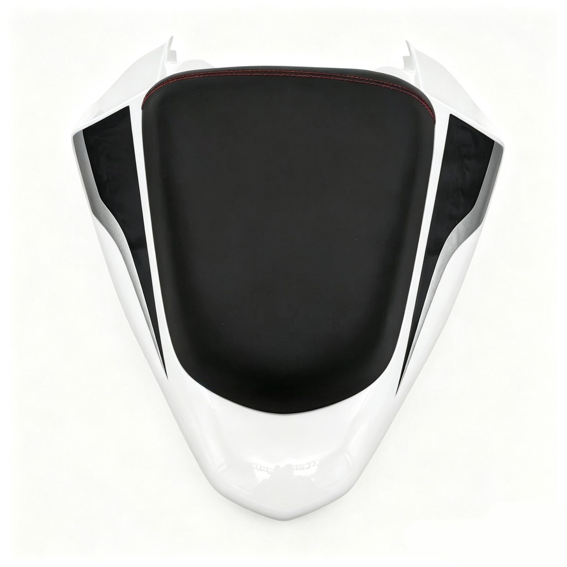 Suitable for Honda CB/CBR650R 2019-2023 modified 3.5 generation passenger-capable rear hump white blank three-piece set