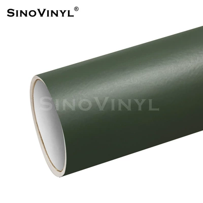 Sticker Matte Black Practice Film Car — Automotive Film - 152-28m-matte-military-green