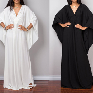 European and American New Style Handmade Long Skirt Beach Cover-Up Vacation Robe Bikini Swimsuit Outer Cover-Up Sun Protection Shirt