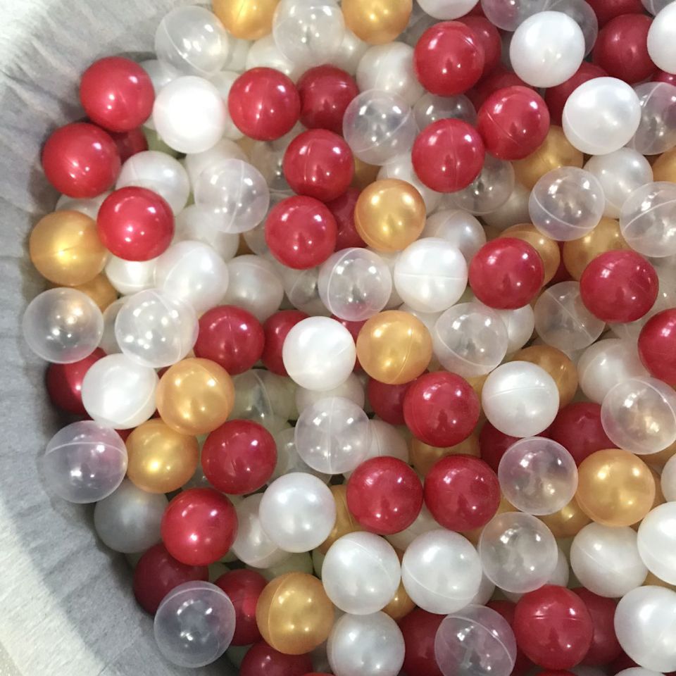 Decoración de gran macarón color onda bola bola de campo de recreo rojo bola bola de piscina seca bola de red de mar bola gruesa