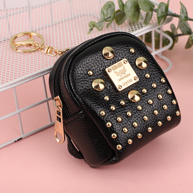 Bolso de las mujeres 2023 nuevo pequeño bolso de La Moneda bolso femenino estudiante todo partido llavero integrado auricular bolsa de la moneda