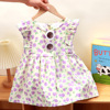 Summer dress, small princess costume for leisure, skirt, Korean style, children's clothing, wholesale