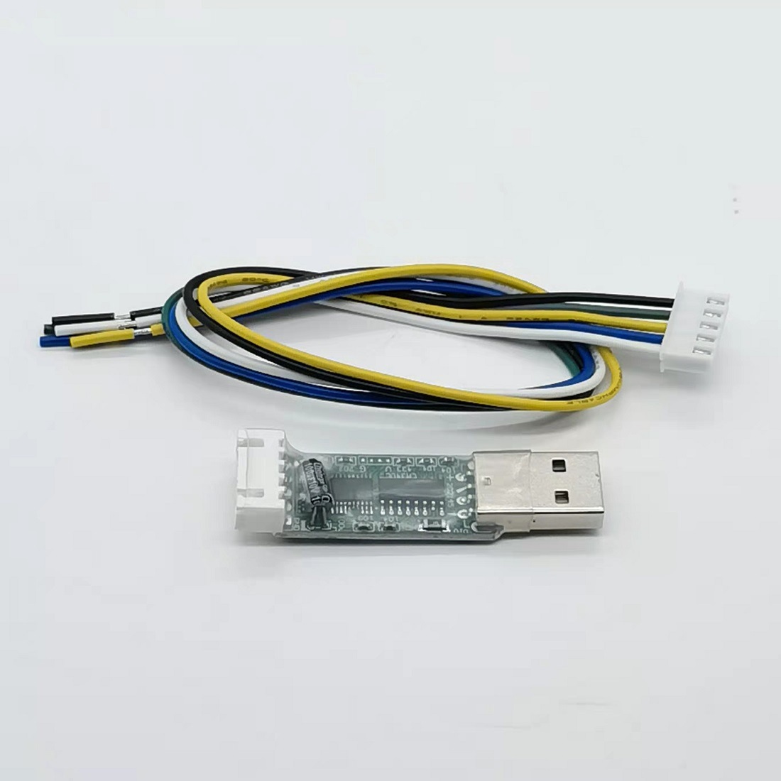 4路开关量输入模块 CH340C转USB接口 数字量采集卡自动发送 PY-M2