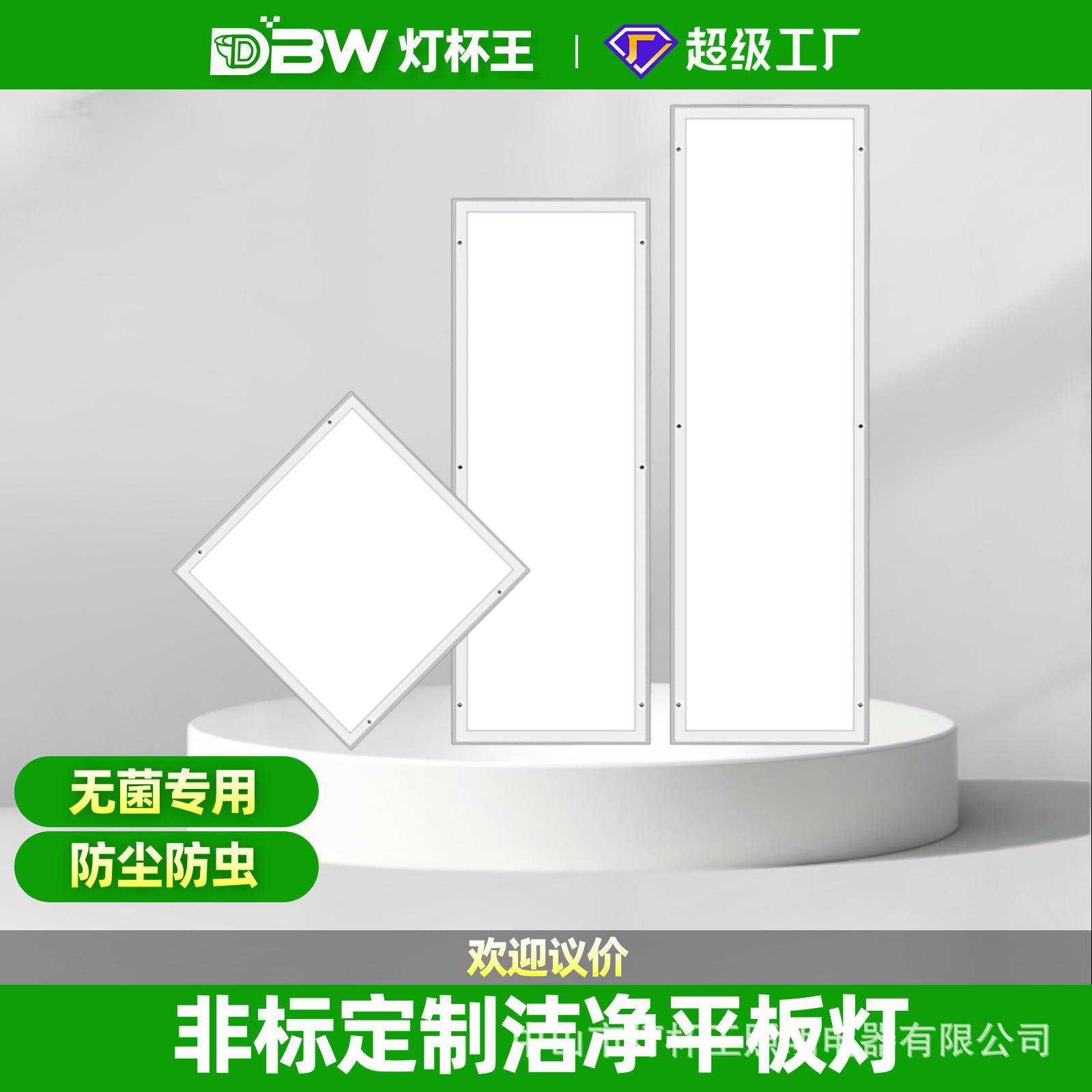非标定制加工净化灯led洁净灯无尘车间医院手术室30x120明装吸顶
