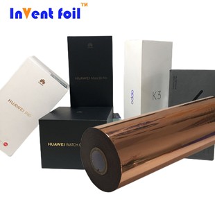 PS ABS hot stamping paper alcohol resistant hot stamping film color hot stamping foil red blue green rose gold Black
