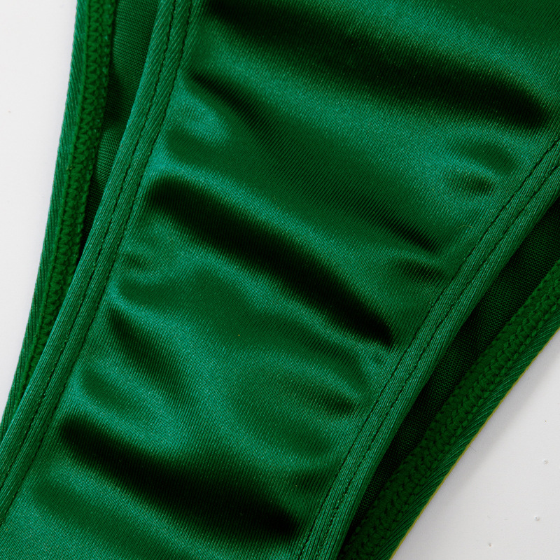 108g Weight Sexy Feel Of Sensation Mid Waist Panties Waist Bikini Panties Style Nylon Fabric Type 2 Pieces Set Quantity Swimming Pool Occasion Solid Color Pattern Women's Gender Women's Solid Color 2 Pieces Set Bikinis Swimwear 20