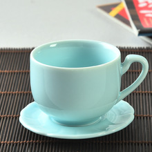 100ml帶手柄陶瓷小茶杯家用中式功夫茶杯精致貴氣有耳喝茶杯德化