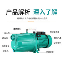 4IQO批发喷射泵全自动家用静音不锈钢水井抽水泵自吸增压泵高扬程