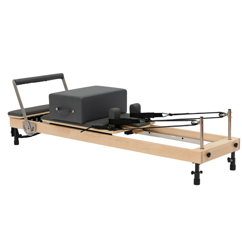 Cama central de arce, sala de pilates, gran equipo de yoga, sala de yoga en forma, cama central ajustable de pilates image 1