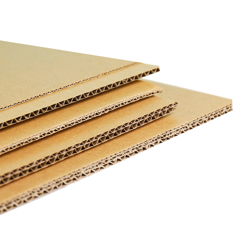 瓦楞纸板现货批发三层五层特硬纸皮纸壳快递纸箱隔板垫片平卡刀卡