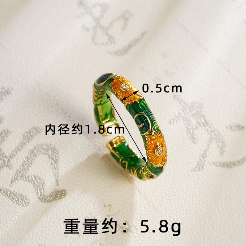 Vietnam Shajin Gufa arder azul palacio estilo esmalte pulsera de esmalte de alta calidad mujer no se desvanecerá fabricantes de joyas