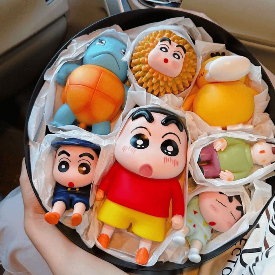 [공장 직접 공급] 주근깨 작은 새 수제 바나나 두리안 작은 새 빅 스타 제니 터틀 장식품