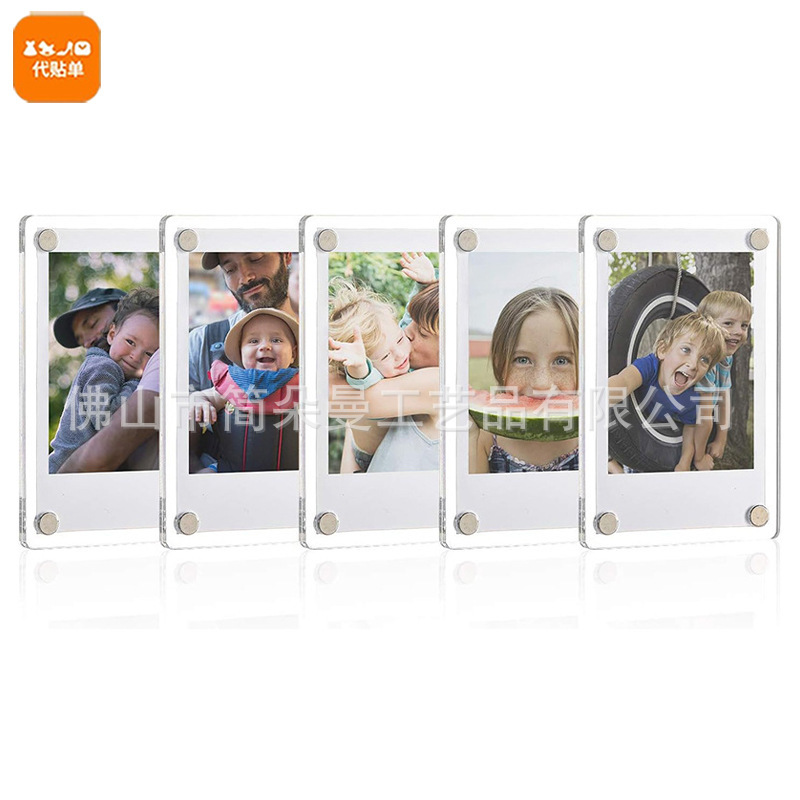Transparent Acrylic Refrigerator Magnetic Photo Frame Double Sided Photo Magnet Frame Photo Fujifilm Display Frame Transparent Acrylic Refrigerator Magnetic Photo Frame Double Sided Photo Magnet Frame Photo Fujifilm Display Frame