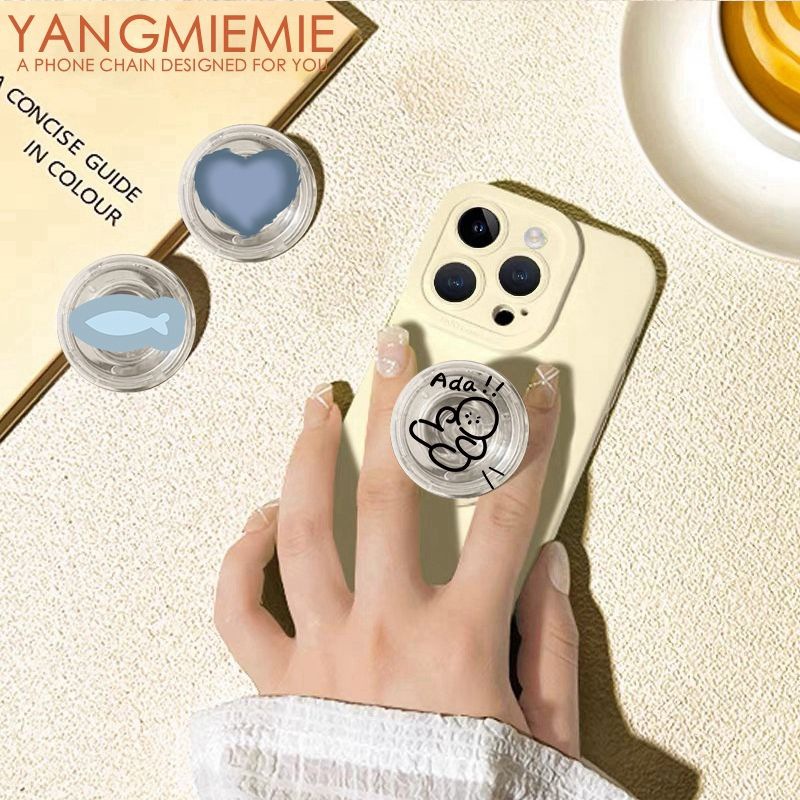 Blue string creativo soporte de airbag para teléfonos móviles pegado rotativo 360 telescópico perezoso perseguir la mesa