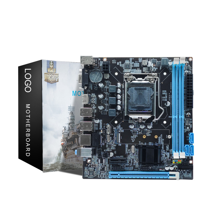 H611155 Pin Is Suitable for Desktop Computers and Supports Second-Generation I3I5I7 HDMI Dual-Channel Memory Motherboards