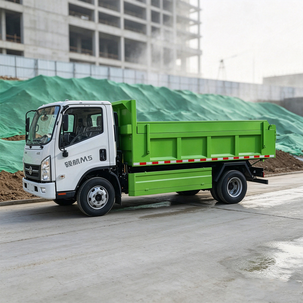 Medium-sized 8-ton self-loading garbage truck, sanitation transfer vehicle, hydraulic self-loading, fully sealed, anti-drip self-loading truck