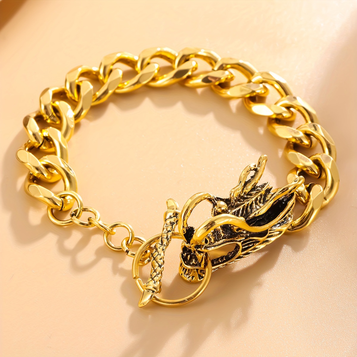 금 체인 수도꼭지 bracelet-19cm
