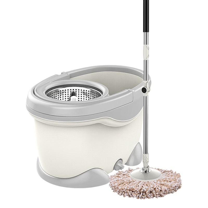 Fábrica al por mayor fregona giratoria hogar mano libre fregona mango de acero inoxidable