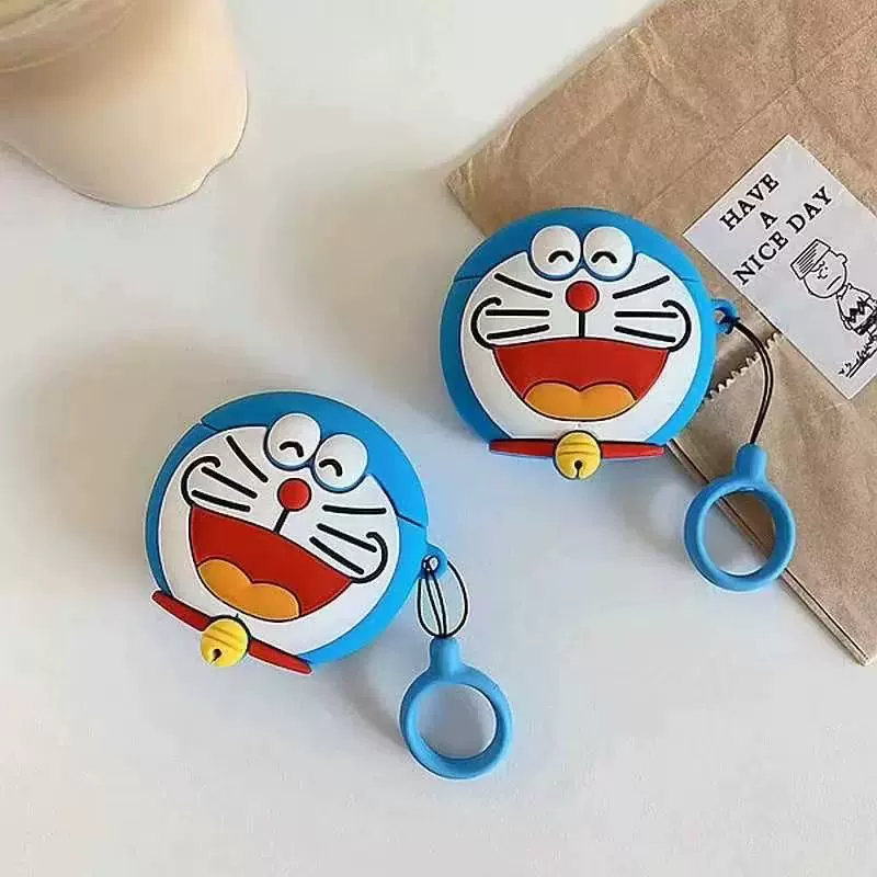 Apple, cartoon headphones, compatible protective case, print, pro3, bluetooth, 3/4