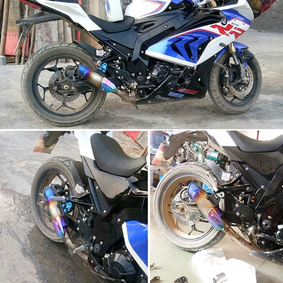 Motorcycle exhaust pipe: Scorpio Tail Section Street