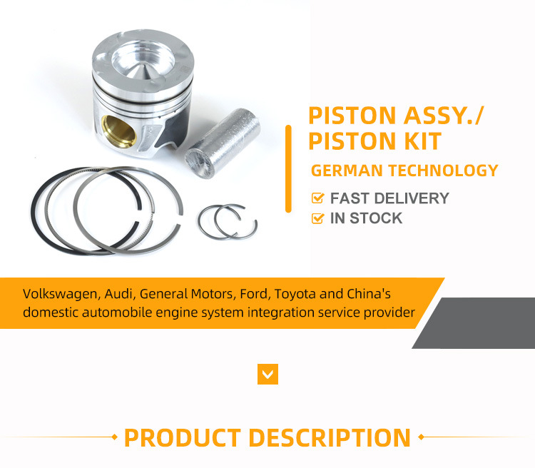 A6510301117 Is Suitable for Mercedes-Benz Om 651 Engine Piston Assembly Including Ring Std